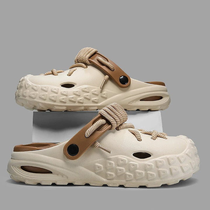 Casual women's Echo Laced Clogs, ideal for versatile everyday wear & spring outfits.
