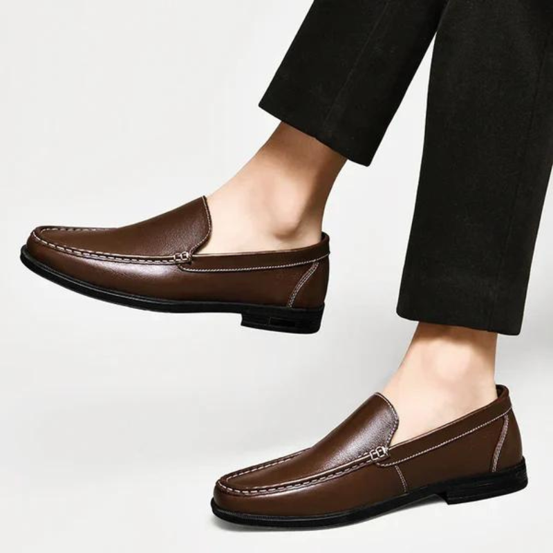 Stylish men's casual slip-on shoes, comfortable loafers with a timeless, classic look.