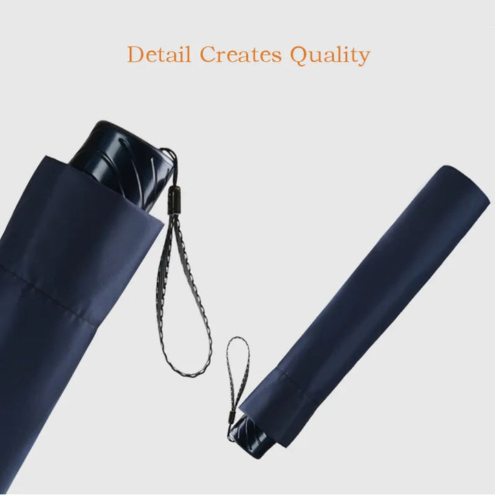Durable folding family umbrella, super large and windproof for reliable rain & sun shade.