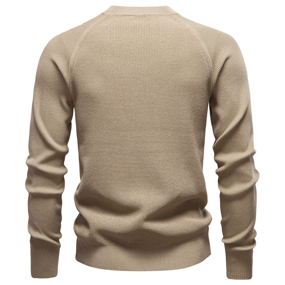 Men's comfortable Verona Waffle Knit Sweater, designed for effortless everyday style.