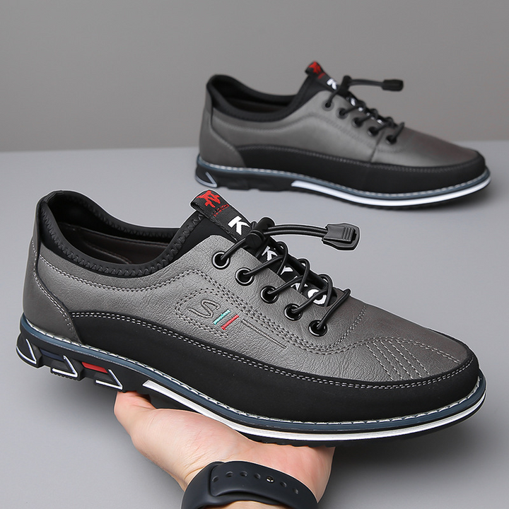 Oxford style men's barefoot sneakers, waterproof, natural comfort & versatile.