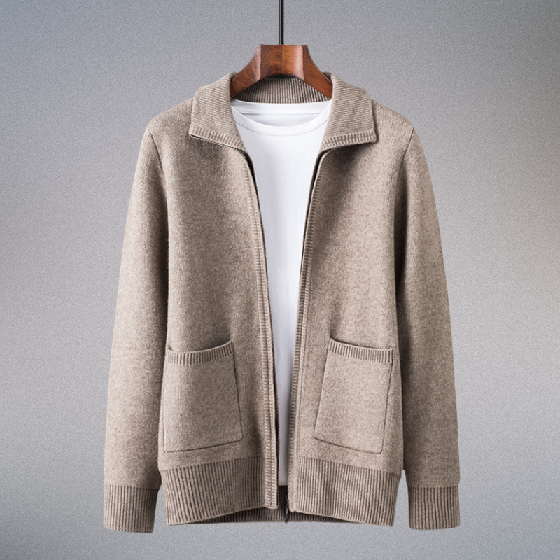 Men's Valero knit cardigan, cozy & comfortable, perfect for everyday casual wear.