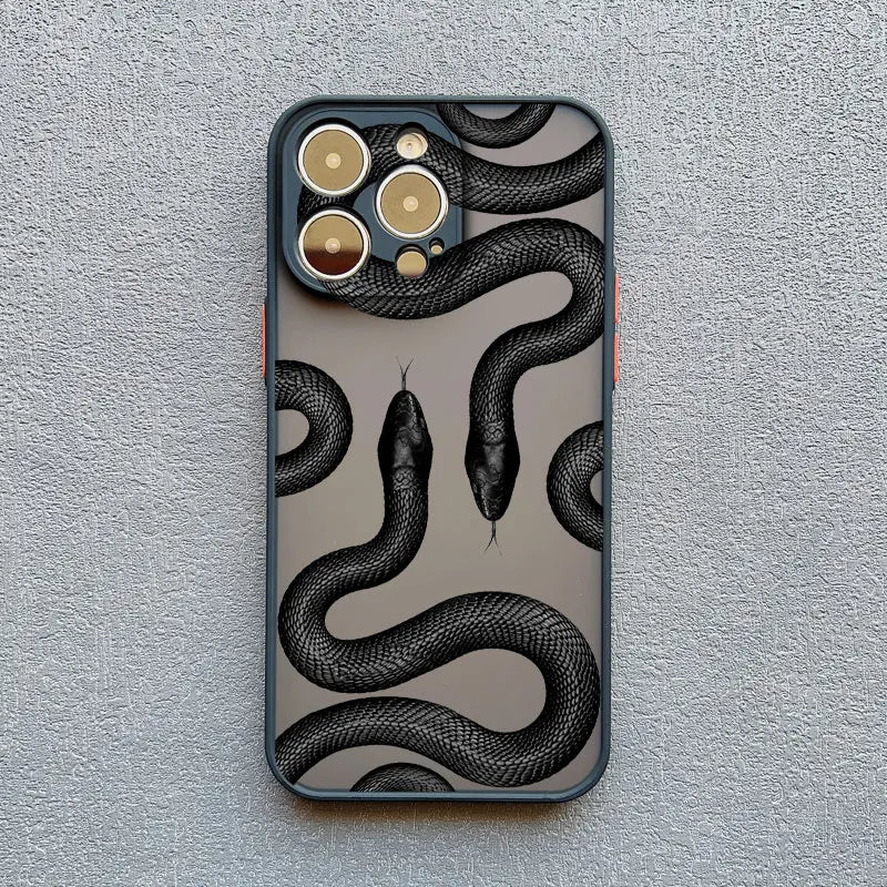 Keep your smartphone safe with this sleek serpent iPhone case for women, slim & stylish.