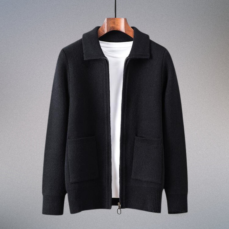 Warm men's knitwear Valero cardigan, super soft & comfortable for chilly days.