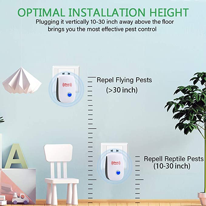 Powerful ultrasonic rat repeller for rodent control. Eco-friendly & silent pest deterrent for your home.