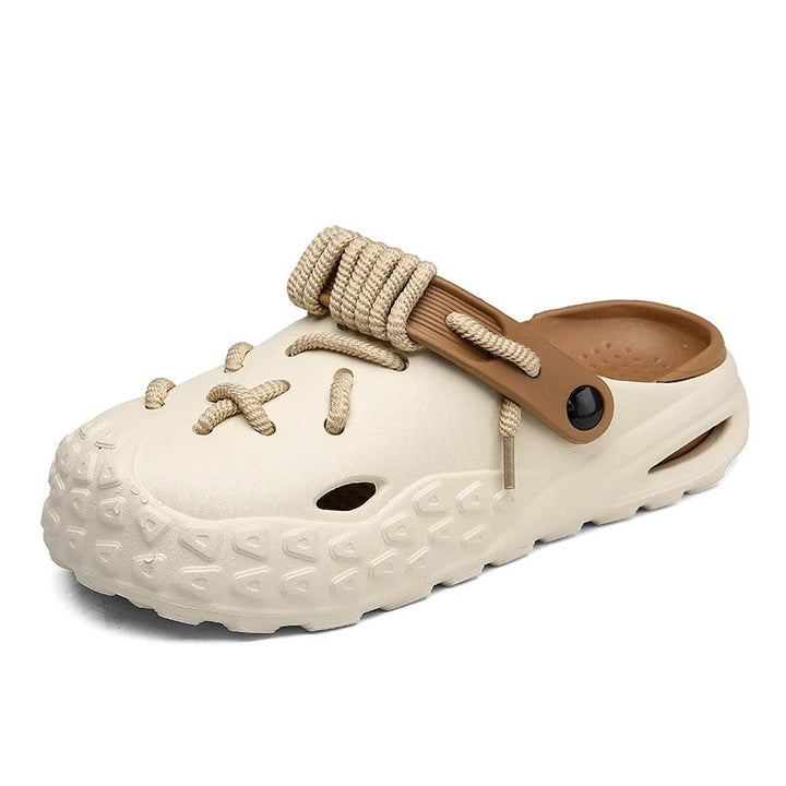 Versatile women's Echo Laced Clogs, a must-have for customizable spring and summer fashion.