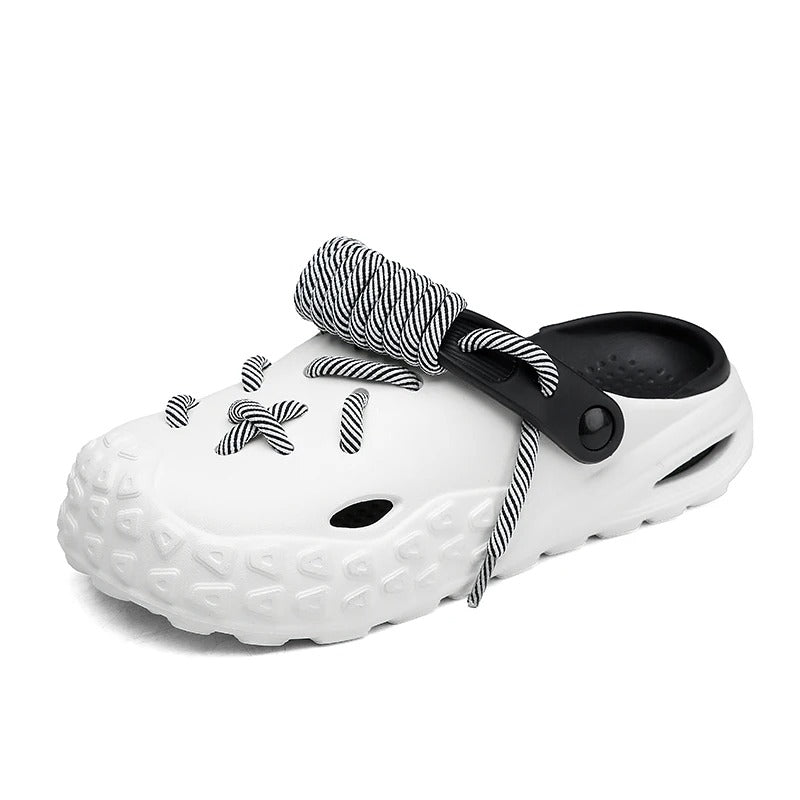 Men's water-friendly slip-on clogs, everyday comfortable and durable.