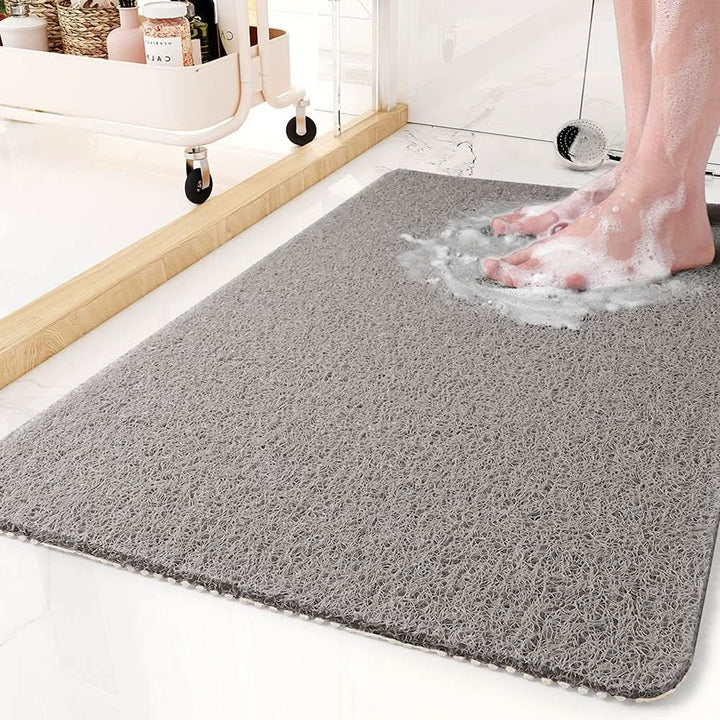 Spa-Comfort non-slip shower mat in white for bathroom safety with effective drainage holes.
