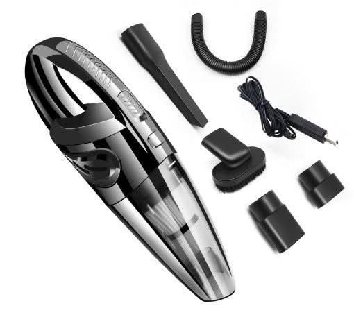 Powerful cordless handheld vacuum for quick car & home cleaning. Portable dust buster with strong suction.