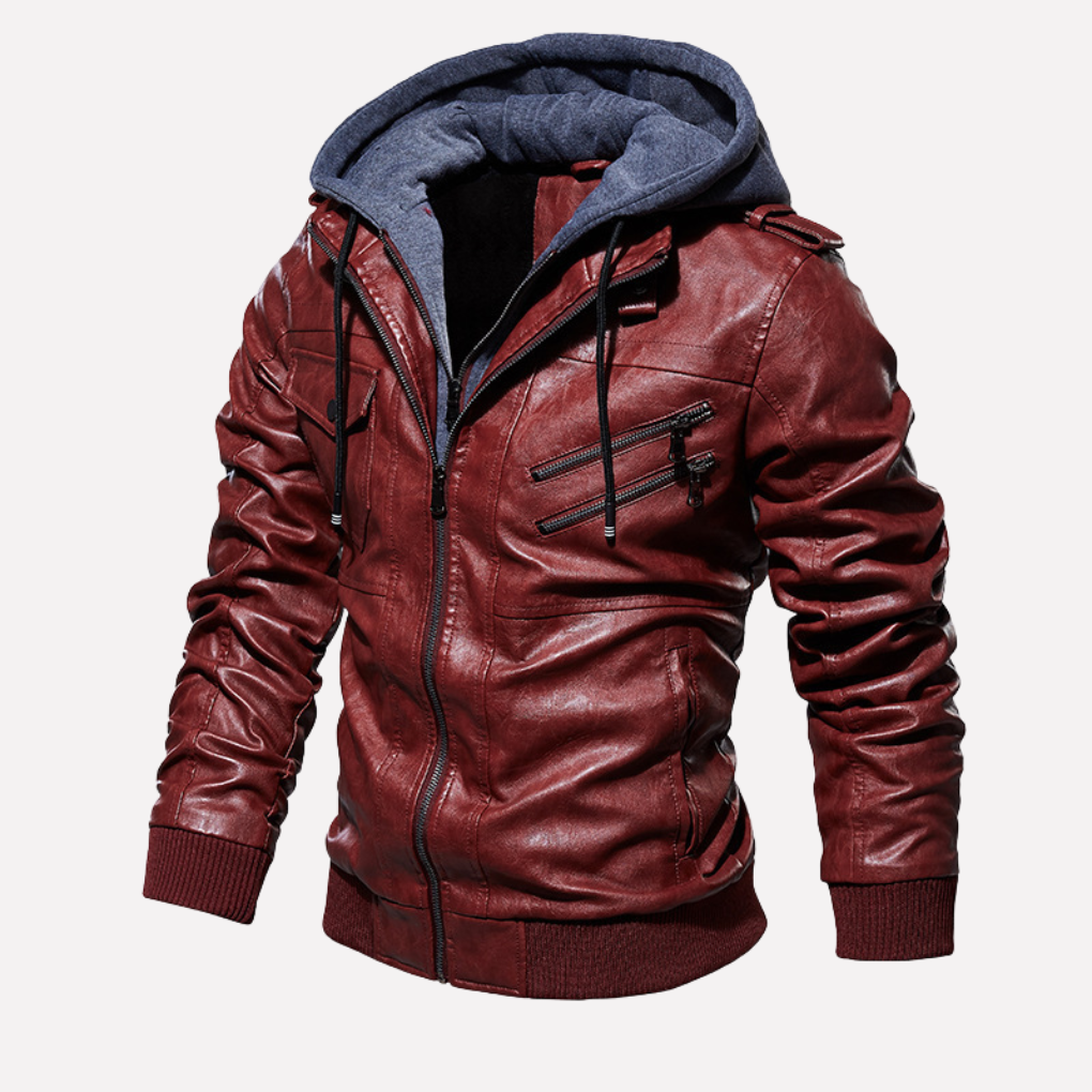 Classic men's parka winter coat with faux fur collar. Long, warm outerwear, essential for cold weather style.