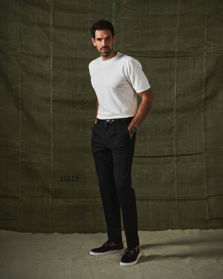 Modern men's Siena loafers, essential stylish footwear for contemporary men's fashion.