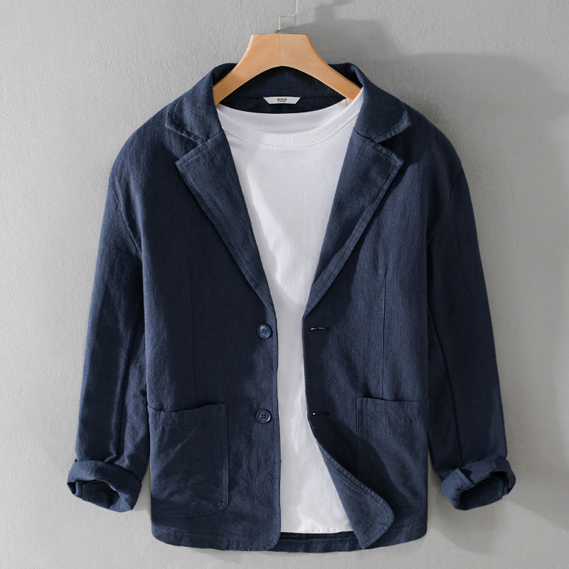 Comfortable men's relaxed fit outerwear jacket, lightweight and perfect for casual spring & fall mens fashion.