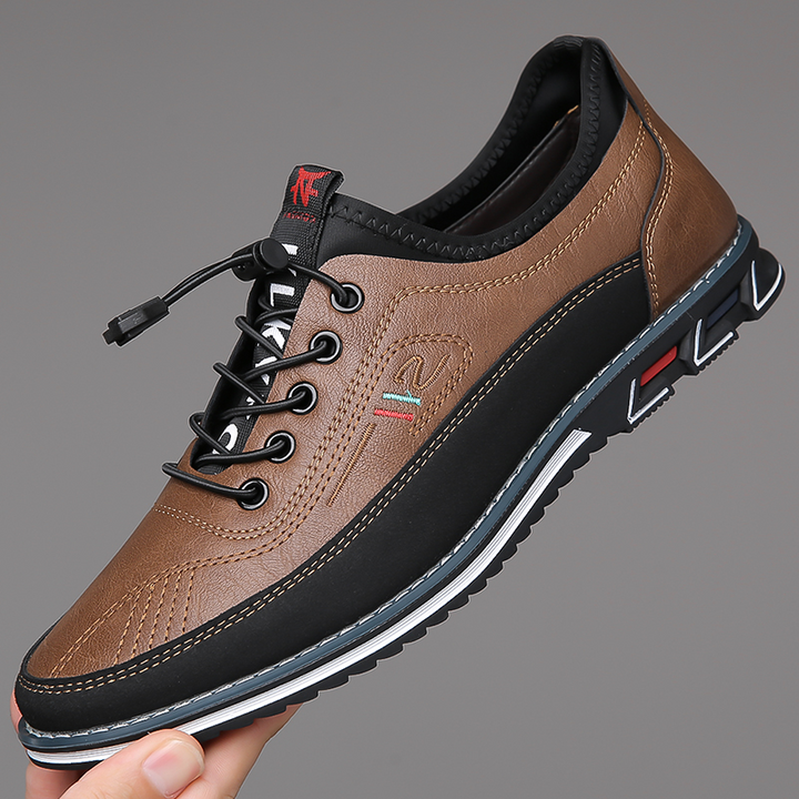 Men's natural comfort Oxford barefoot sneakers, ideal for daily versatile wear.