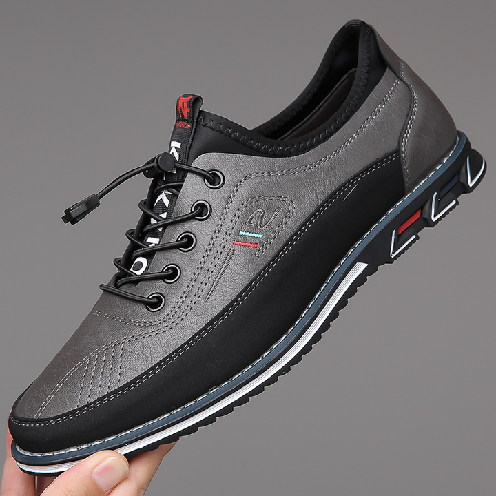 Men's barefoot Oxford sneakers, zero-drop for natural posture & comfort.