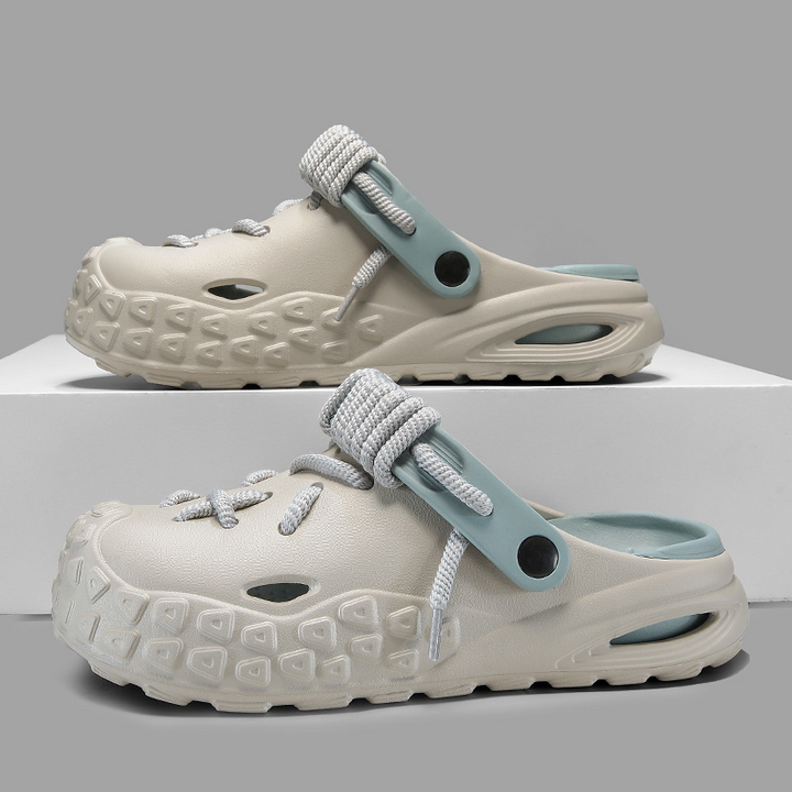Everyday wear slip-on clogs for women: Echo Laced Clogs with lasting comfort.