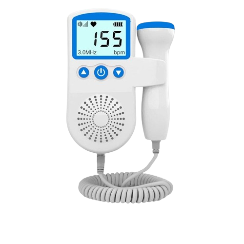 Battery-powered portable sound amplifier showing sensor wand and main unit with speaker and headphones jack. [[lstfy-media:3]]