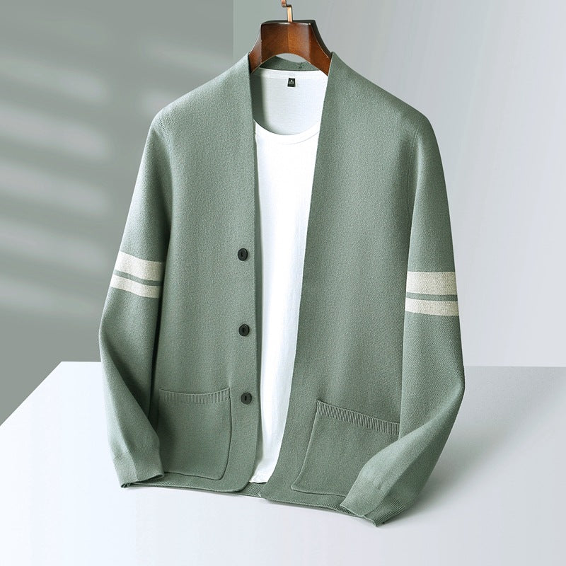 Premium knit women's cardigan, heritage design, perfect for elegant layering, fall/winter cozy top.