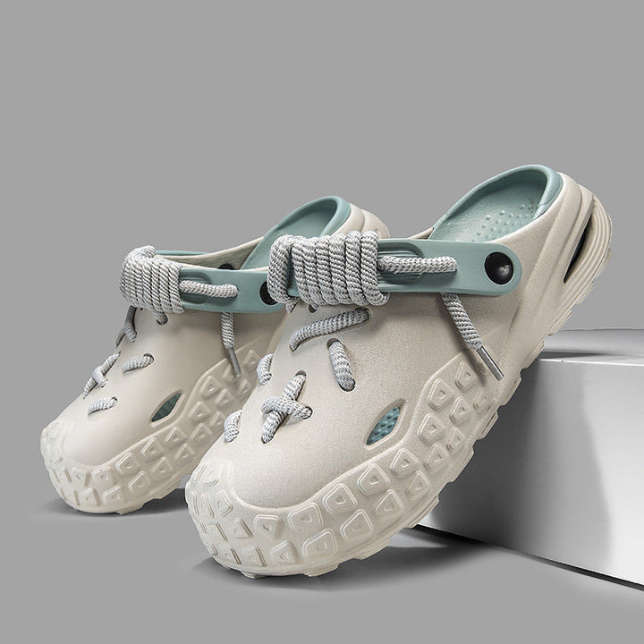 Water-friendly Echo Laced Clogs for women, perfect for beach or pool activities.