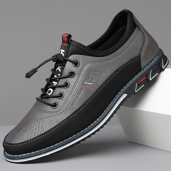 Breathable men's Oxford barefoot sneakers, natural movement & all-day comfort.