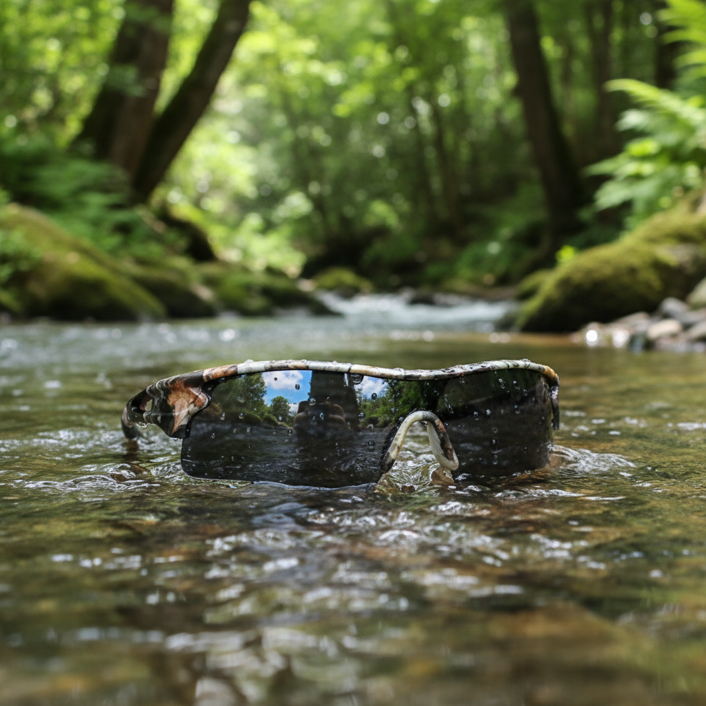 Lightweight & durable men's athletic sport sunglasses for outdoor activities, offering excellent eye protection.