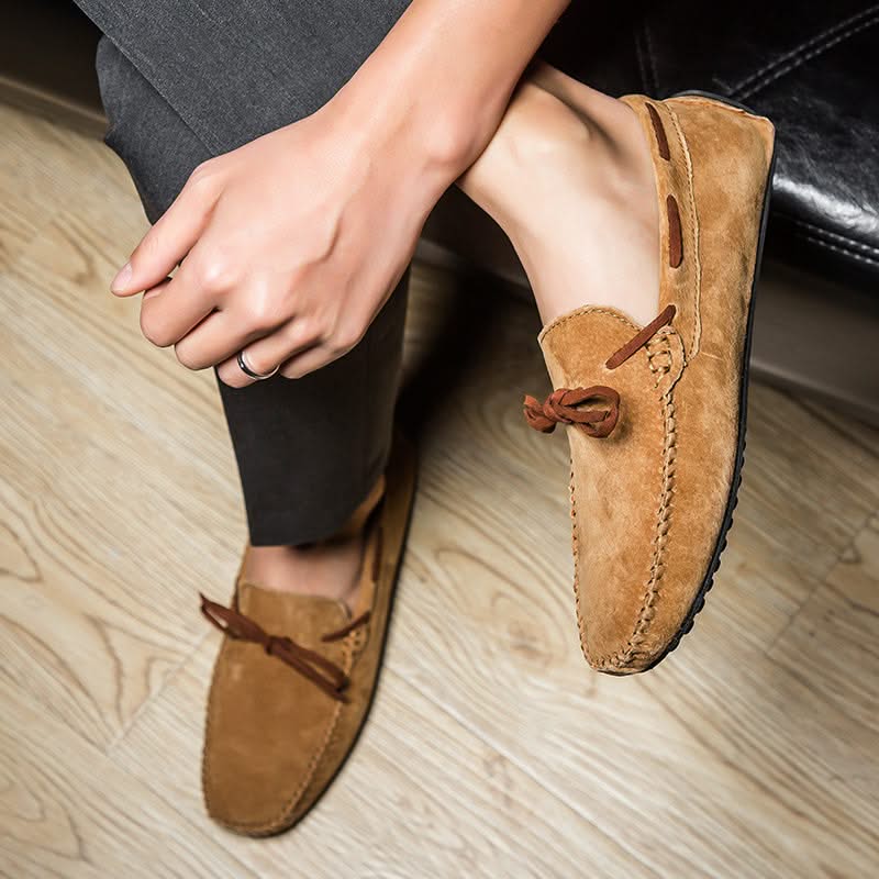 Sophisticated men's black Venterra Classic Loafers, essential classic shoes for modern fashion.