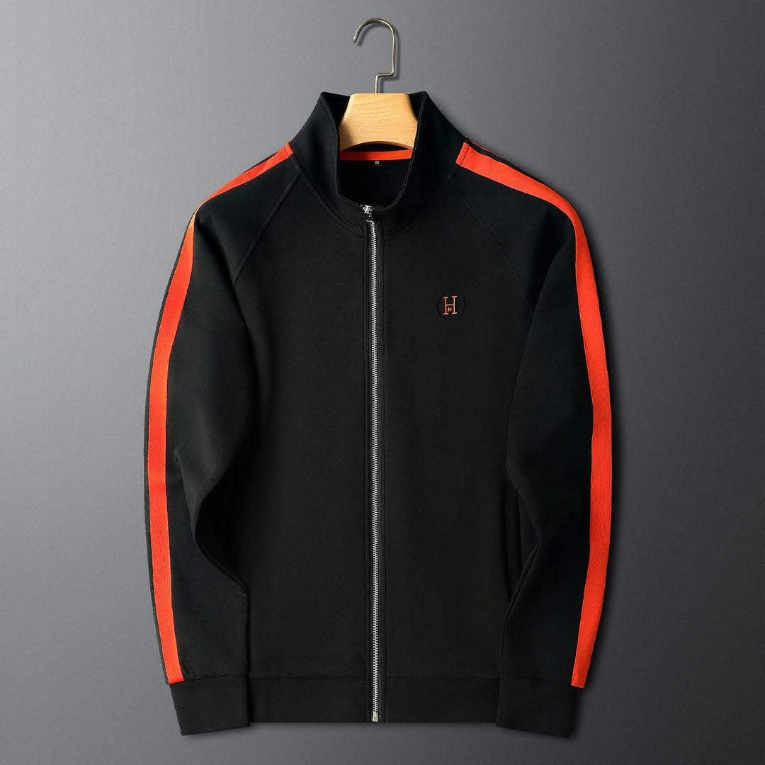 Men's athletic comfort tracksuit. A stylish two-piece set for fitness gear, sportswear, or relaxed everyday casual wear.