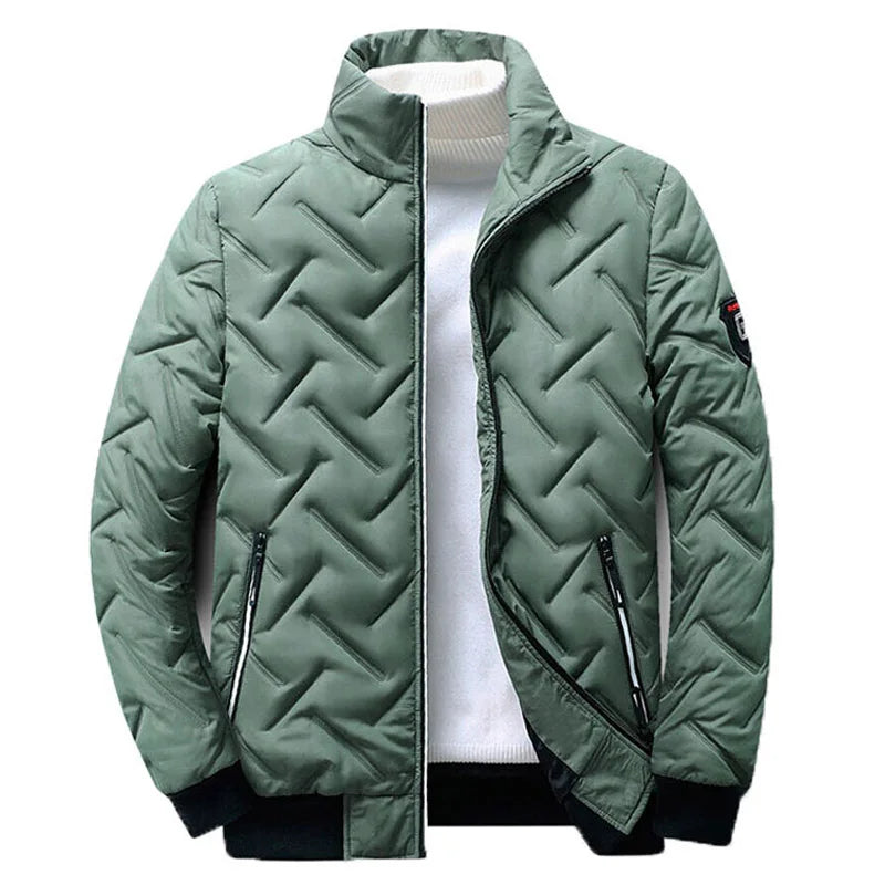 Versatile men's quilted jacket, lightweight and stylish outerwear for everyday casual men's fashion.