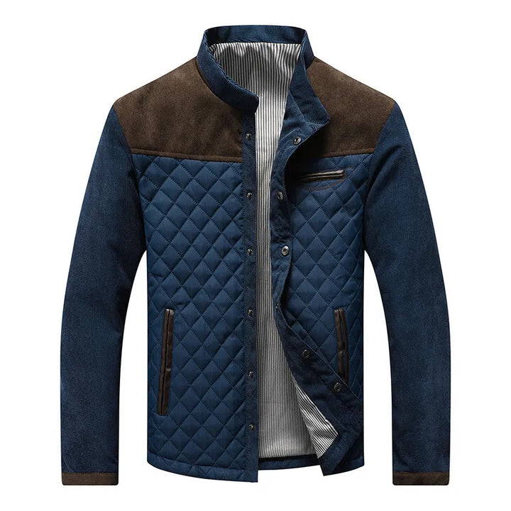 Unisex Bryndon cozy tailored jacket in a stylish brown, perfect for fall & winter layering and comfort.