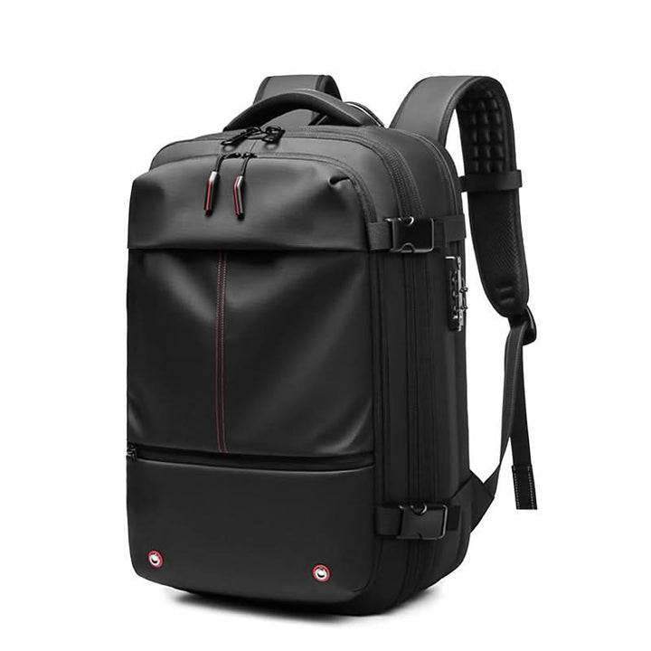 Unisex compressible travel & commuter laptop backpack. Perfect for daily use & journeys.