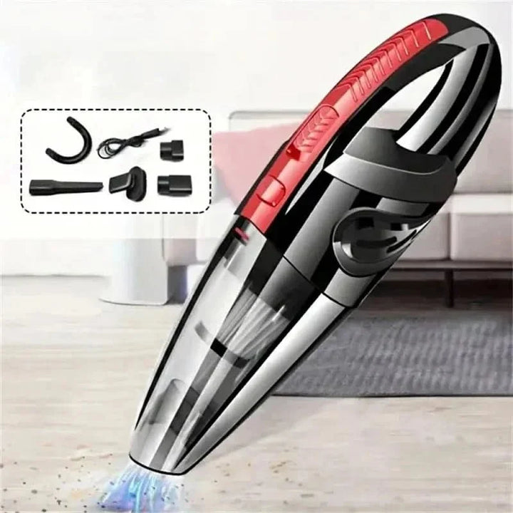 Ergonomic cordless car vacuum cleaner. Powerful suction for auto detailing, dust & pet hair removal.