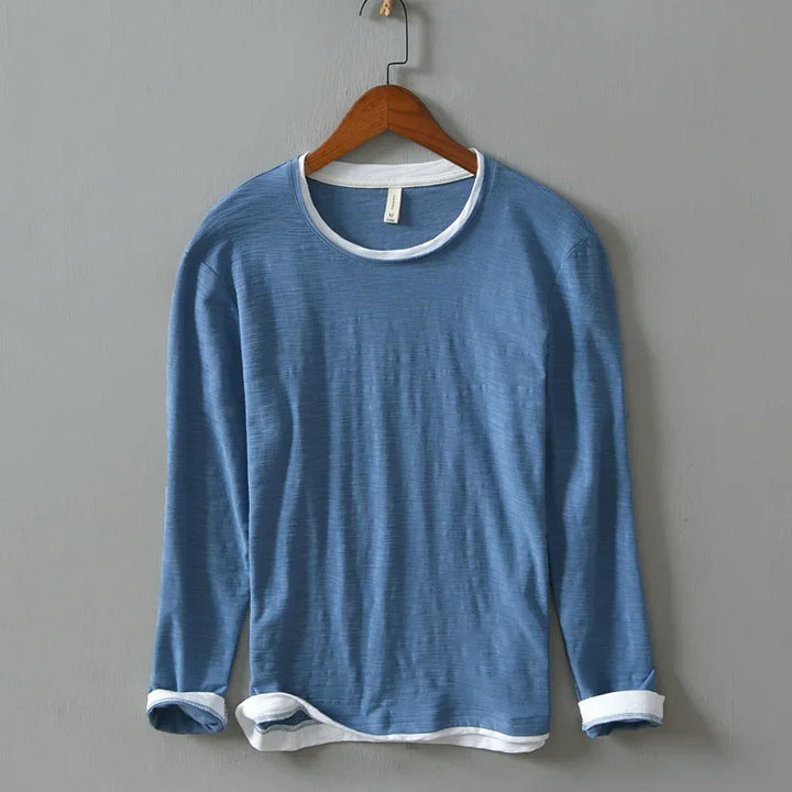 Men's stylish Nightfall shirt with tailored fit & long sleeves. A smart casual button-up for versatile everyday wear.