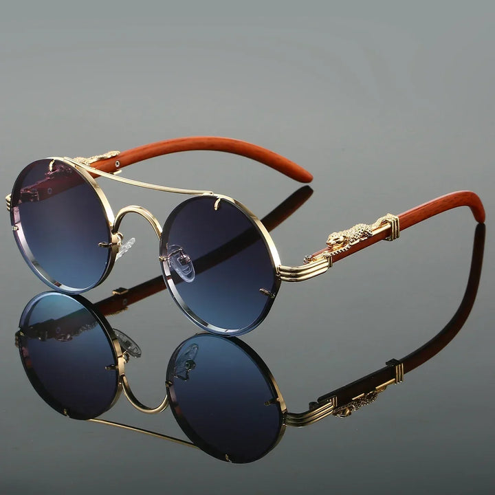 High-fashion bold unisex sunglasses, sleek modern design for a confident statement. Essential eye protection.