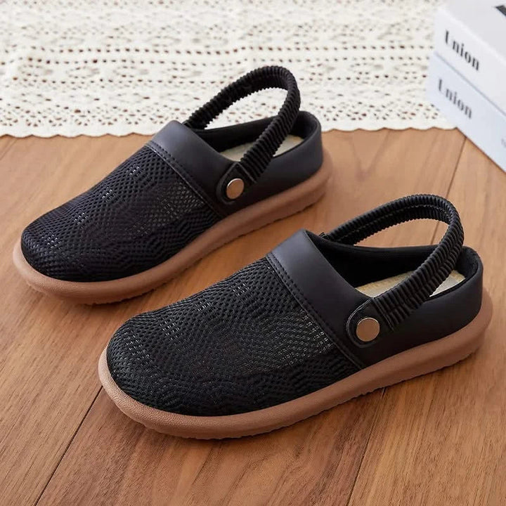 Cloudra women's breathable clogs for casual wear. Easy slip-on shoes, great comfort footwear for summer.