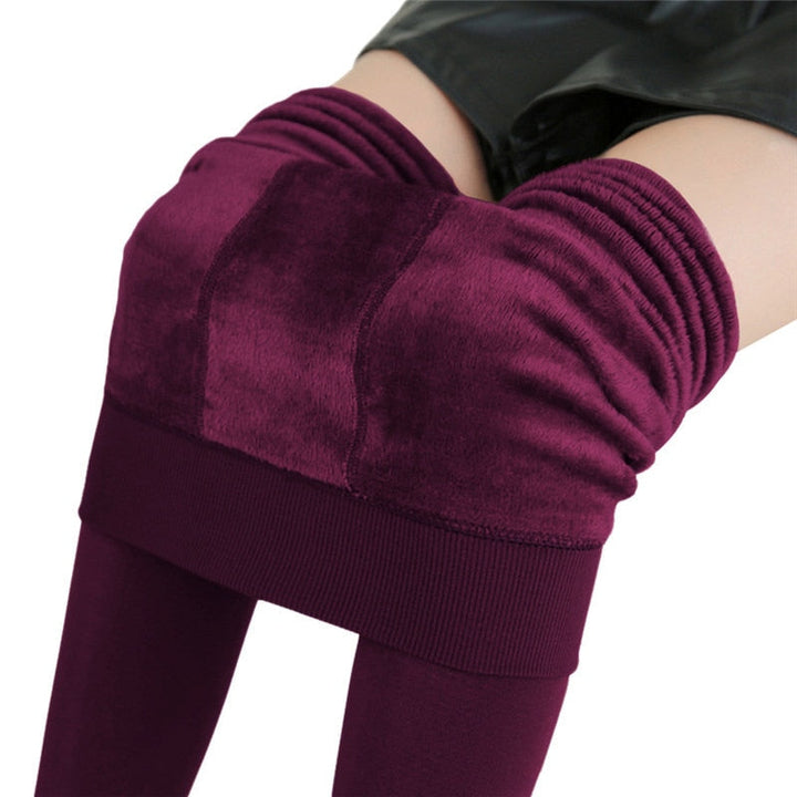 Fashionable women's warm pants, versatile for cold weather style and warmth.