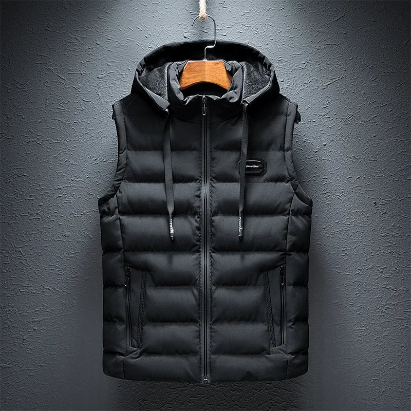 Warm unisex padded vest for men & women, a versatile lightweight layering piece for all-day comfort.