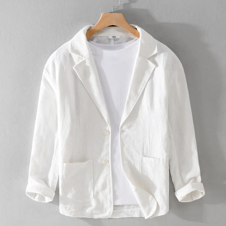 Lightweight men's casual jacket with a relaxed fit, ideal outerwear for comfortable spring & summer mens fashion.