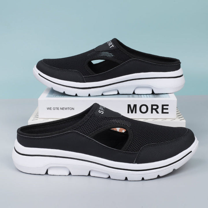Arch support house slippers, orthopedic design for comfort, relief & healthy feet, unisex.
