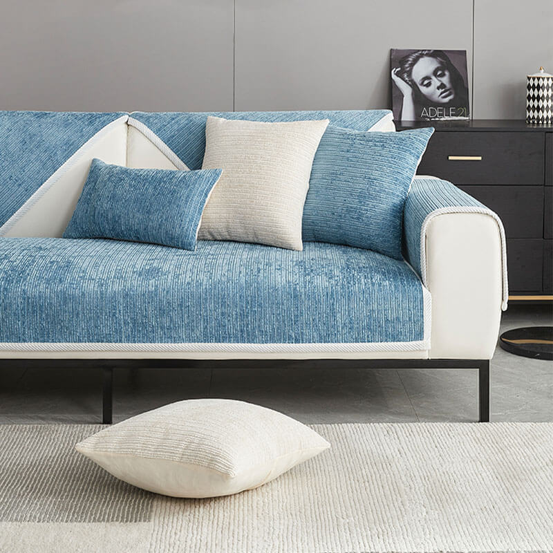 Non-slip couch cover for ultimate protection, featuring waterproof & spill-resistant fabric. Easy to clean furniture guard.