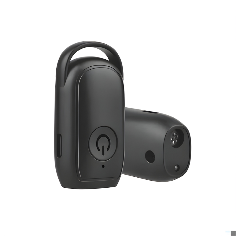 Compact portable ultrasonic dog repellent for anti-barking & behavior control. Safe pet training device for outdoor use.