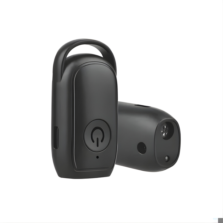 Compact portable ultrasonic dog repellent for anti-barking & behavior control. Safe pet training device for outdoor use.
