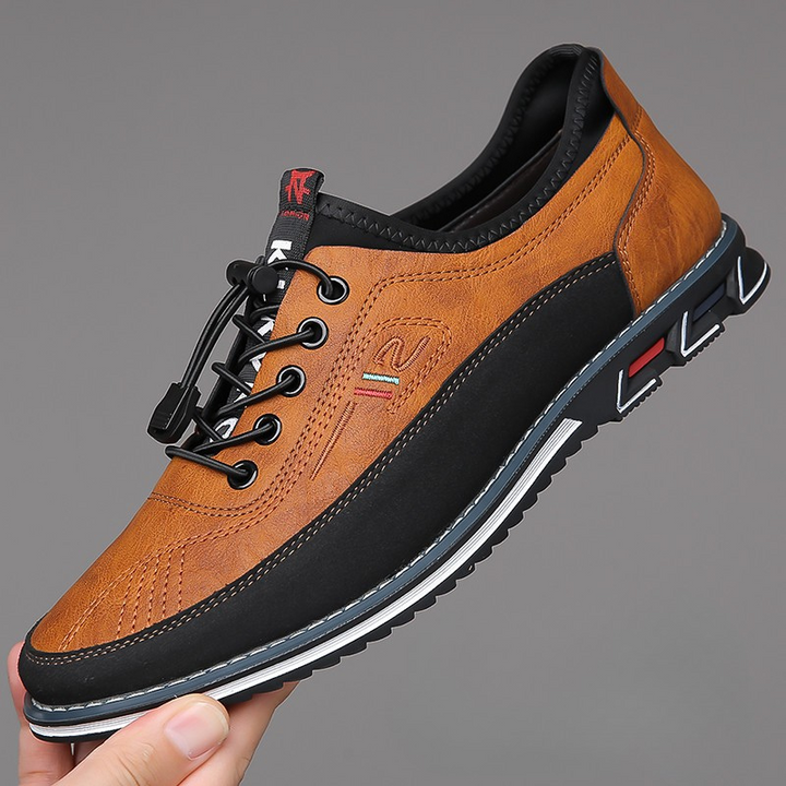 Waterproof men's barefoot Oxford sneakers, natural movement & shock absorption.