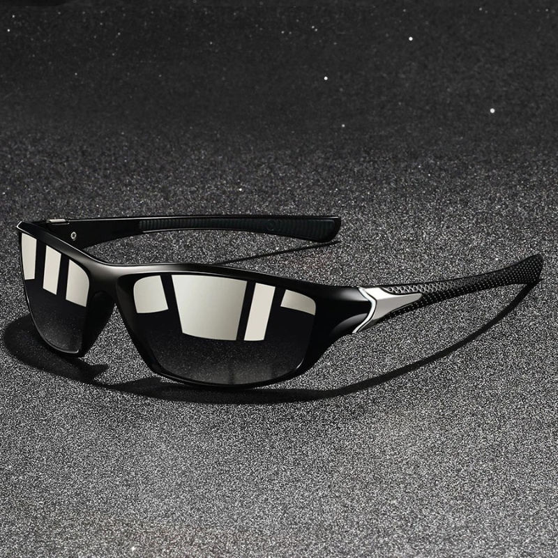 Durable unisex sport sunglasses, polarized for clear vision & UV protection during intense outdoor workouts & adventure.