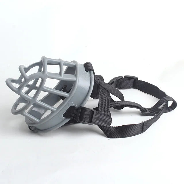 High-quality adjustable silicone dog muzzle. Promotes pet safety, prevents barking & biting. Comfortable training accessory.