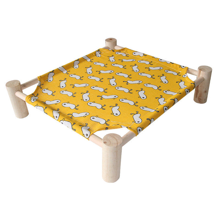 Simple assembly cat hammock with breathable fabric, quick and easy setup pet furniture