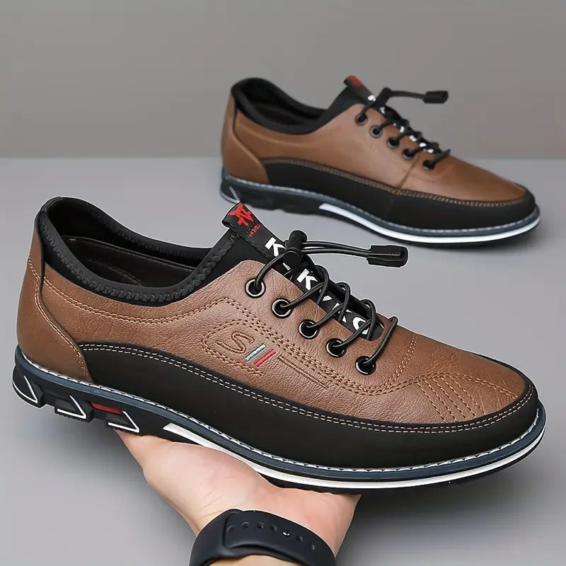 Stylish men's barefoot Oxford sneakers, combining comfort with a natural feel.