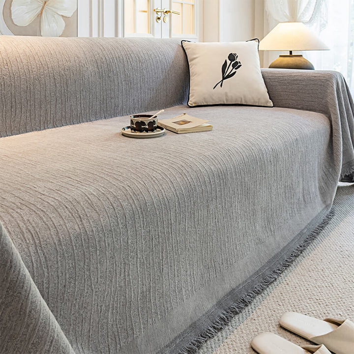 Versatile chenille anti-scratch couch cover, perfect as a pet-friendly furniture protector.