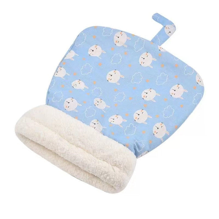Luxury cat sleeping bag pet bed, ultra-cozy and washable, provides a secure hideaway.