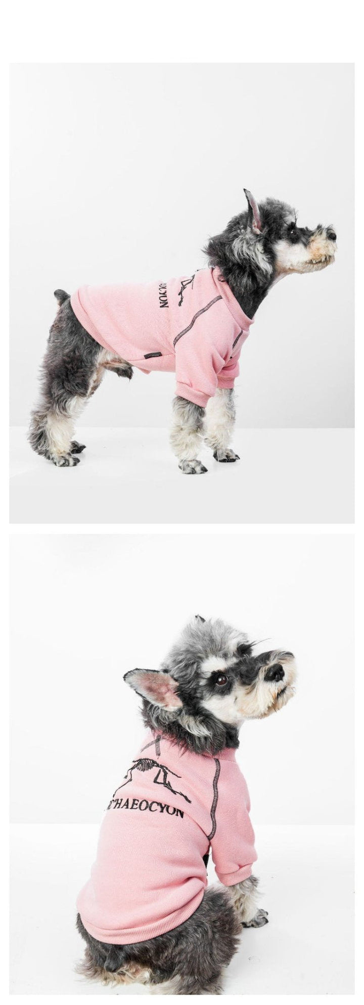 Red fleece dog hoodie for extra warmth, featuring sturdy zipper for easy wear.