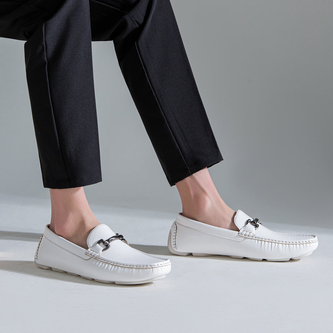 Men's elegant slip-on loafers for effortless professional style. Comfortable and sophisticated formal footwear for men.
