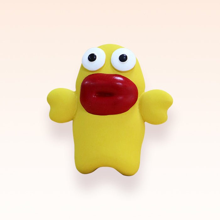 Soft but durable monster latex dog chew toy, designed for aggressive chewers of all sizes